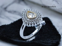 Silver Ladies Fancy Ring - 4.05, 12