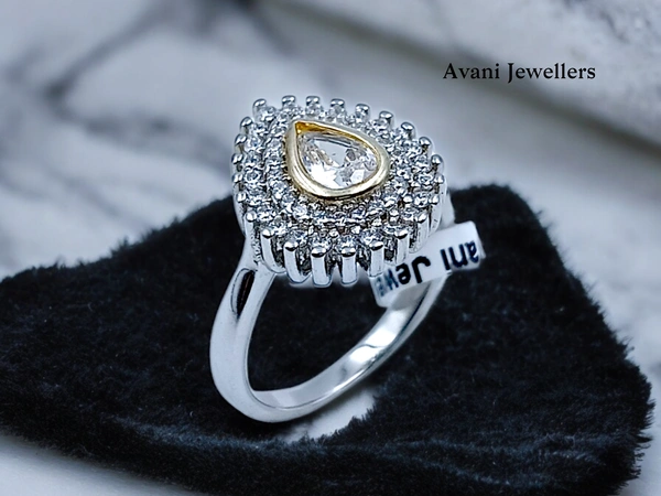 Silver Ladies Fancy Ring - 4.05, 12