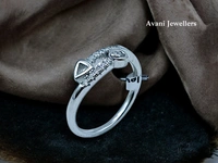 Silver Ladies Fancy Ring - 1.59, 9