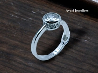 Silver Ladies Fancy Ring - 2.25, 9