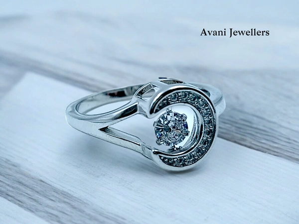 Silver Ladies Fancy Ring - 2.8, 14
