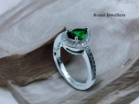 Silver Ladies Fancy Ring - 2.75, 10
