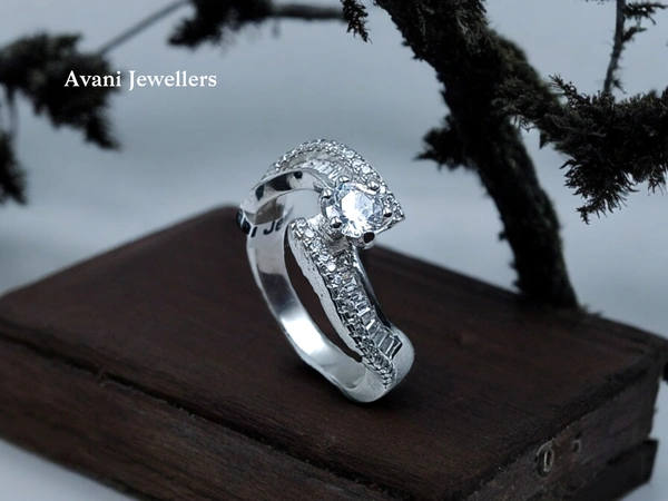Silver Ladies Fancy Ring - 5.14, 18