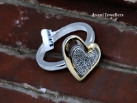 Silver Ladies Fancy Ring - 2.75, 10
