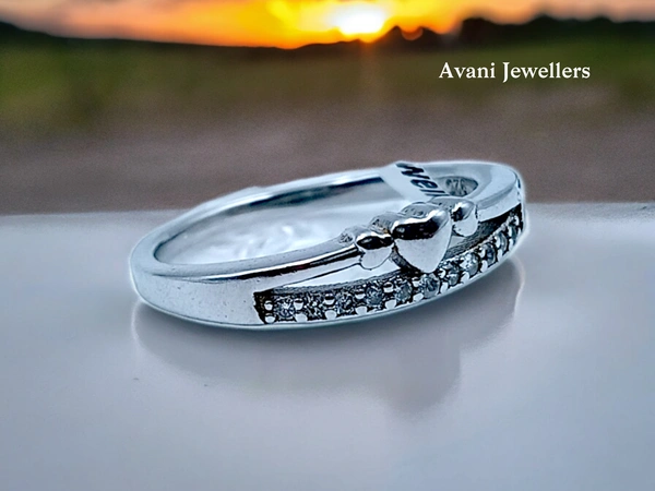 Silver Ladies Fancy Ring - 2, 12