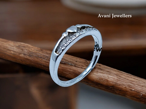 Silver Ladies Fancy Ring - 2, 12