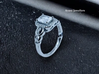 Silver Ladies Fancy Ring - 3.34, 17