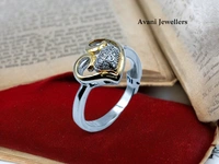 Silver Ladies Fancy Ring - 2.81, 12