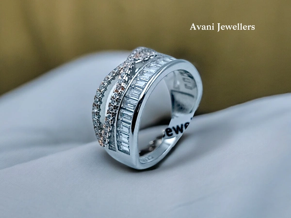 Silver Ladies Fancy Ring - 3.18, 9