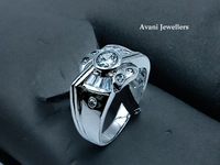 Silver Ladies Fancy Ring - 3.86, 15