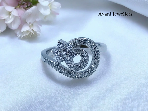 Silver Ladies Fancy Ring - 3.17, 13