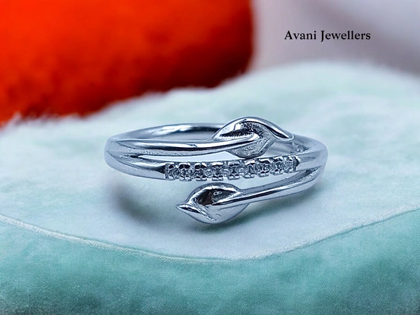 Silver Ladies Fancy Ring - 2.12, 14