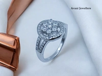 Silver Ladies Fancy Ring - 3.69, 9
