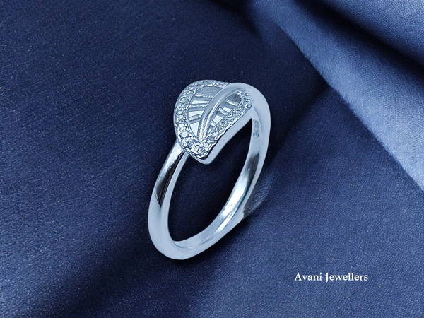 Silver Ladies Fancy Ring - 2, 9