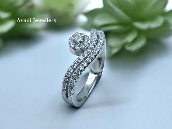 Silver Ladies Fancy Ring - 2.67, 10