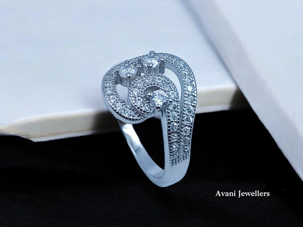 Silver Ladies Fancy Ring - 3.11, 11