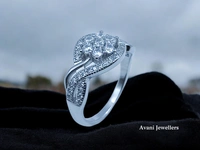 Silver Ladies Fancy Ring - 3.66, 11