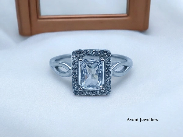 Silver Ladies Fancy Ring - 2.88, 9