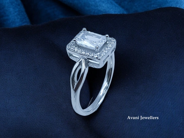 Silver Ladies Fancy Ring - 2.88, 9