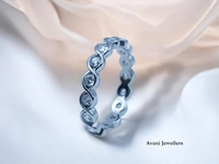 Silver Ladies Fancy Ring - 2.76, 17