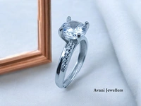 Silver Ladies Fancy Ring - 2.67, Adjustable