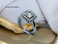 Silver Ladies Fancy Ring - 3.25, 12