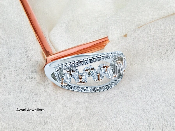 Silver Ladies Fancy Ring - 2.76, 14