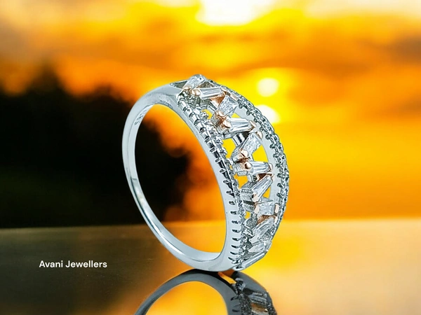 Silver Ladies Fancy Ring - 2.76, 14