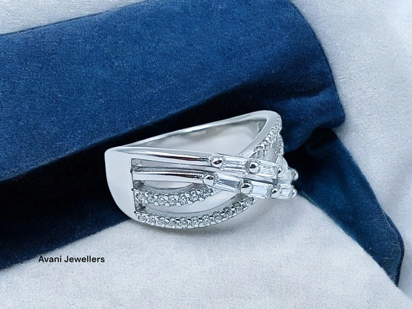Silver Ladies Fancy Ring - 3.99, 9