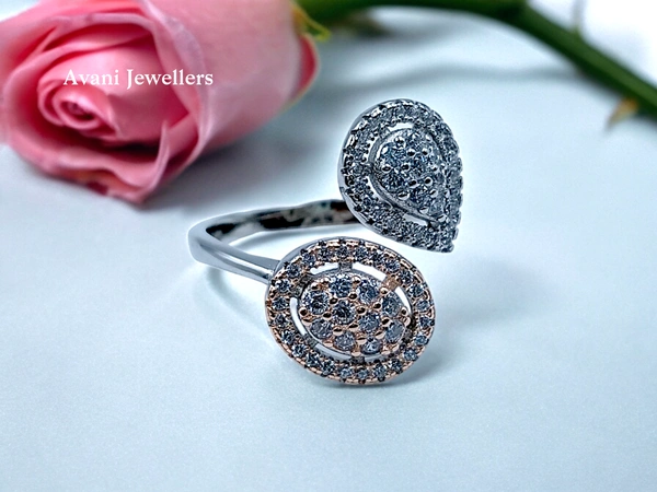 Silver Ladies Fancy Ring - 3.87, Adjustable