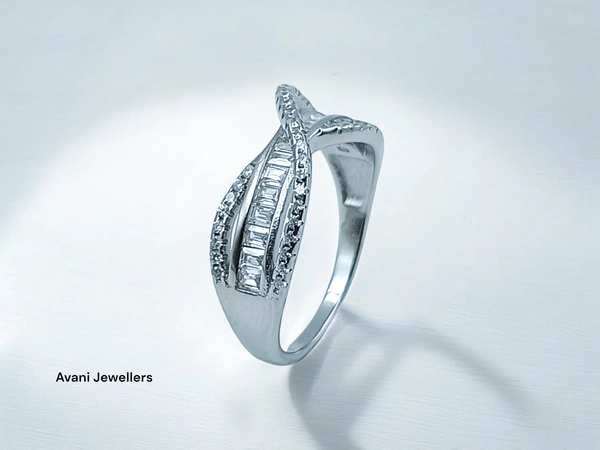 Silver Ladies Fancy Ring - 2.62, 12