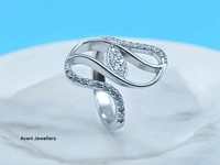 Silver Ladies Fancy Ring - 3.4, 10