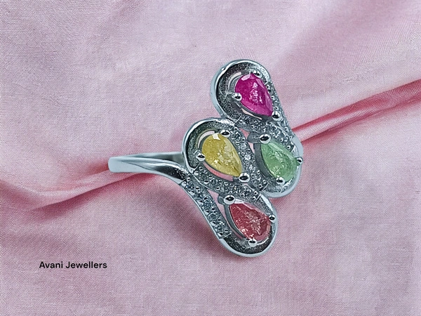 Silver Ladies Fancy Ring - 3.32, 14