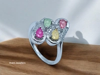 Silver Ladies Fancy Ring - 3.32, 14