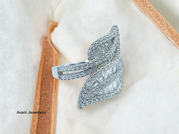 Silver Ladies Fancy Ring - 4.3, 12