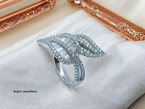 Silver Ladies Fancy Ring - 4.3, 12