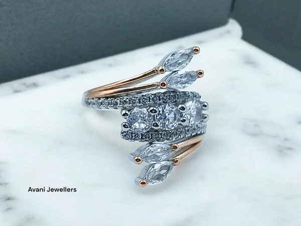 Silver Ladies Fancy Ring - 3.73, 9