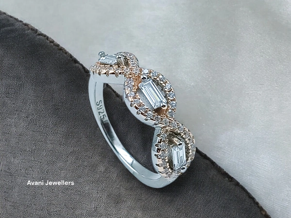 Silver Ladies Fancy Ring - 2.75, 11