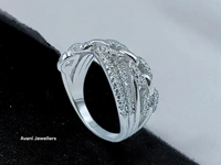 Silver Ladies Fancy Ring - 4.2, 12