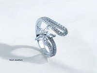 Silver Ladies Fancy Ring - 2.93, 12