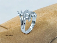 Silver Ladies Fancy Ring - 3.9, 8