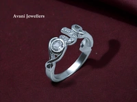 Silver Ladies Fancy Ring - 2.36, 10