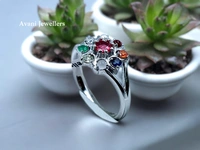 Silver Ladies Fancy Ring - 3.41