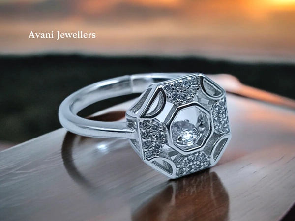 Silver Ladies Fancy Ring - 3.21, 16