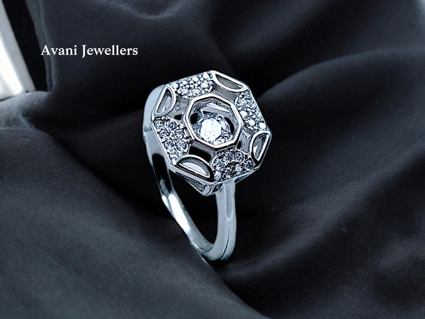 Silver Ladies Fancy Ring - 3.21, 16