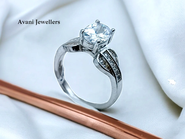 Silver Ladies Fancy Ring - 3.36, 13
