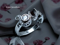 Silver Ladies Fancy Ring - 2.82, 10