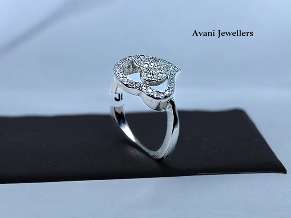 Silver Ladies Fancy Ring - 3.11, 12