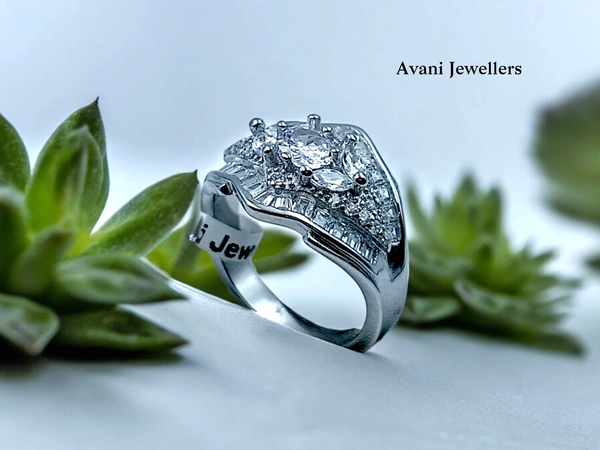 Silver Ladies Fancy Ring - 4.71, 12