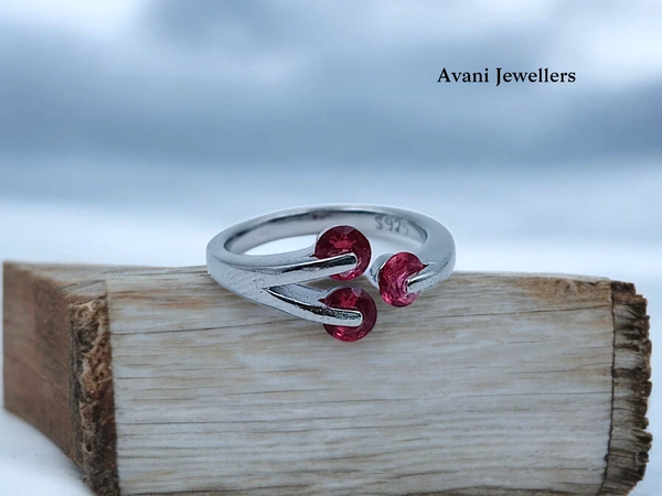 Silver Ladies Fancy Ring - 2.54, 10